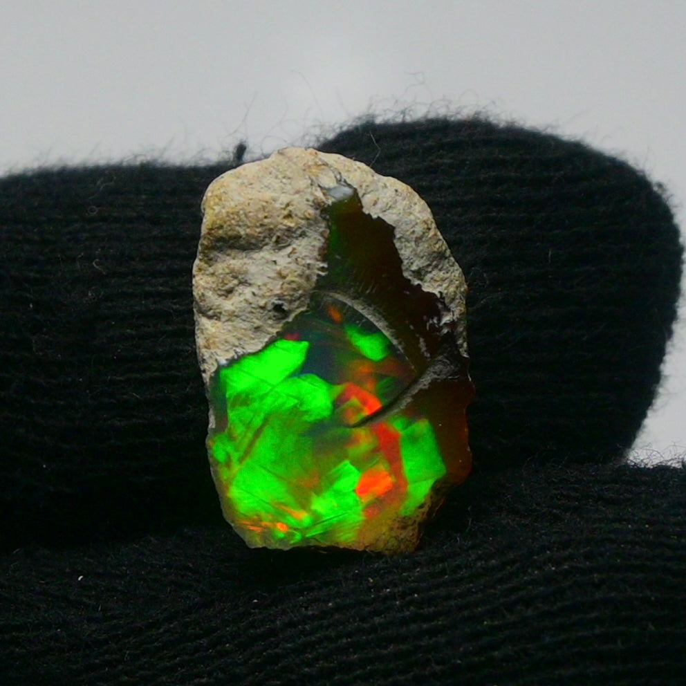 White Opal 6.05 Carats | Natural White Ethiopian Opal Rough - Ready for Cutting & Jewelry!
