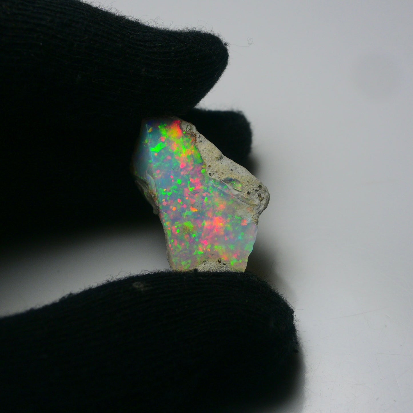White Opal 18.45 Carats | Natural White Ethiopian Opal Rough - Ready for Cutting & Jewelry!