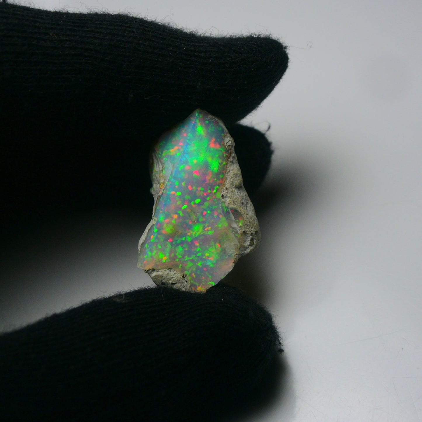 White Opal 18.45 Carats | Natural White Ethiopian Opal Rough - Ready for Cutting & Jewelry!