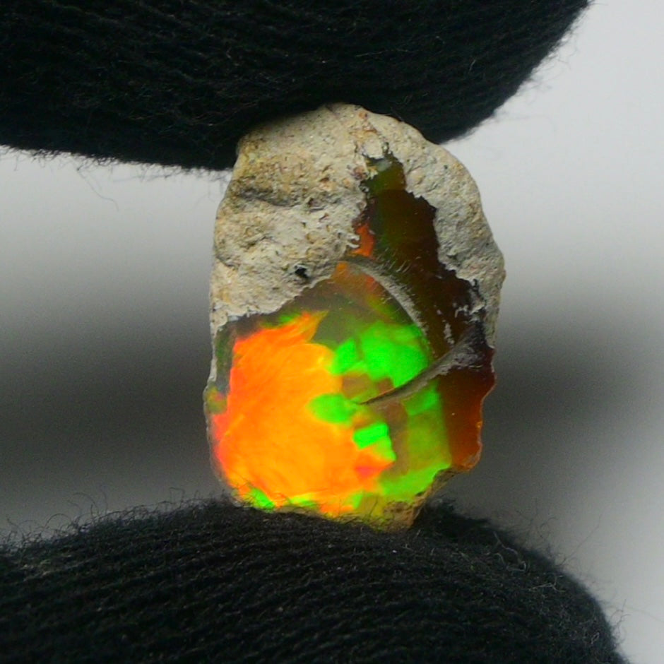 White Opal 6.05 Carats | Natural White Ethiopian Opal Rough - Ready for Cutting & Jewelry!