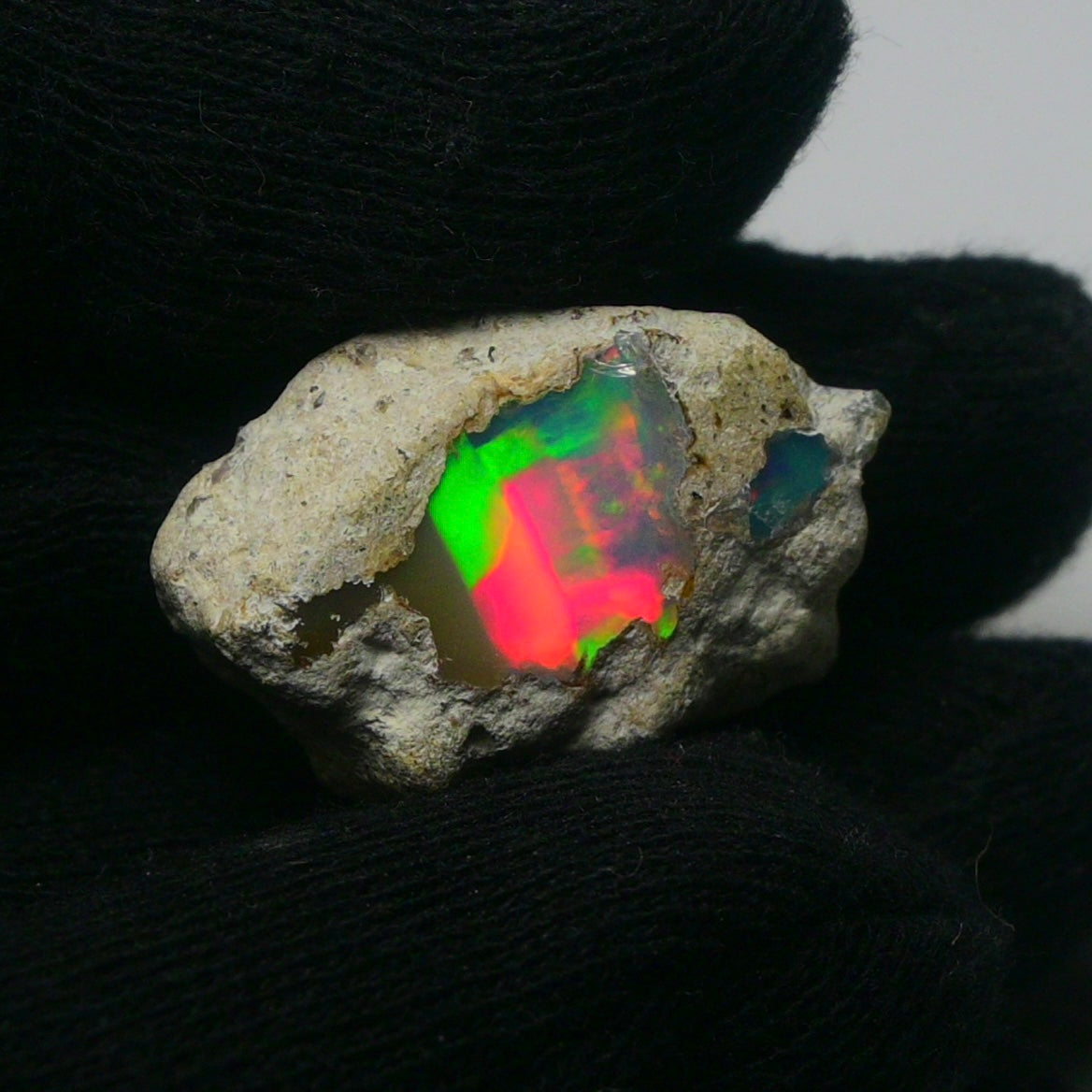 White Opal 20.00 Carats | Natural White Ethiopian Opal Rough - Ready for Cutting & Jewelry!