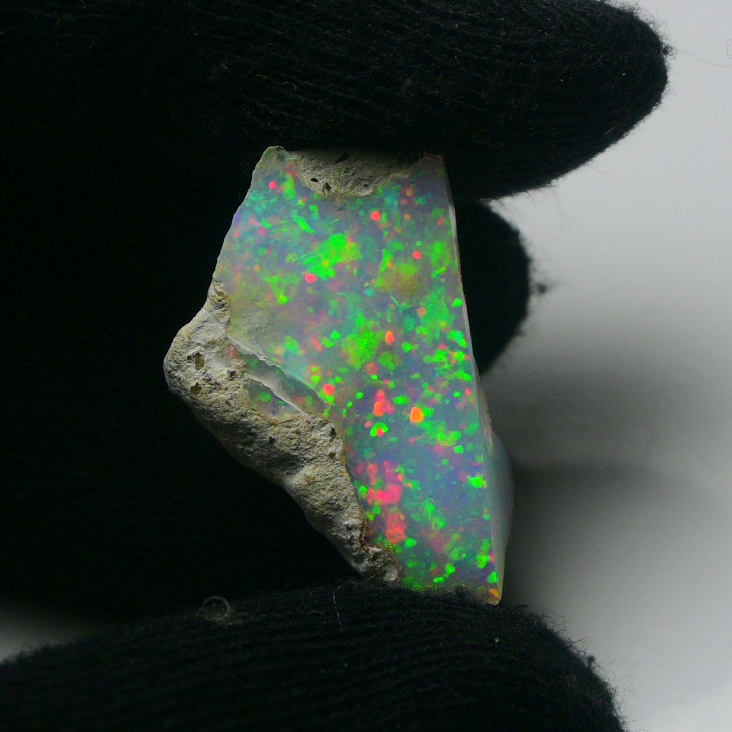 White Opal 18.45 Carats | Natural White Ethiopian Opal Rough - Ready for Cutting & Jewelry!