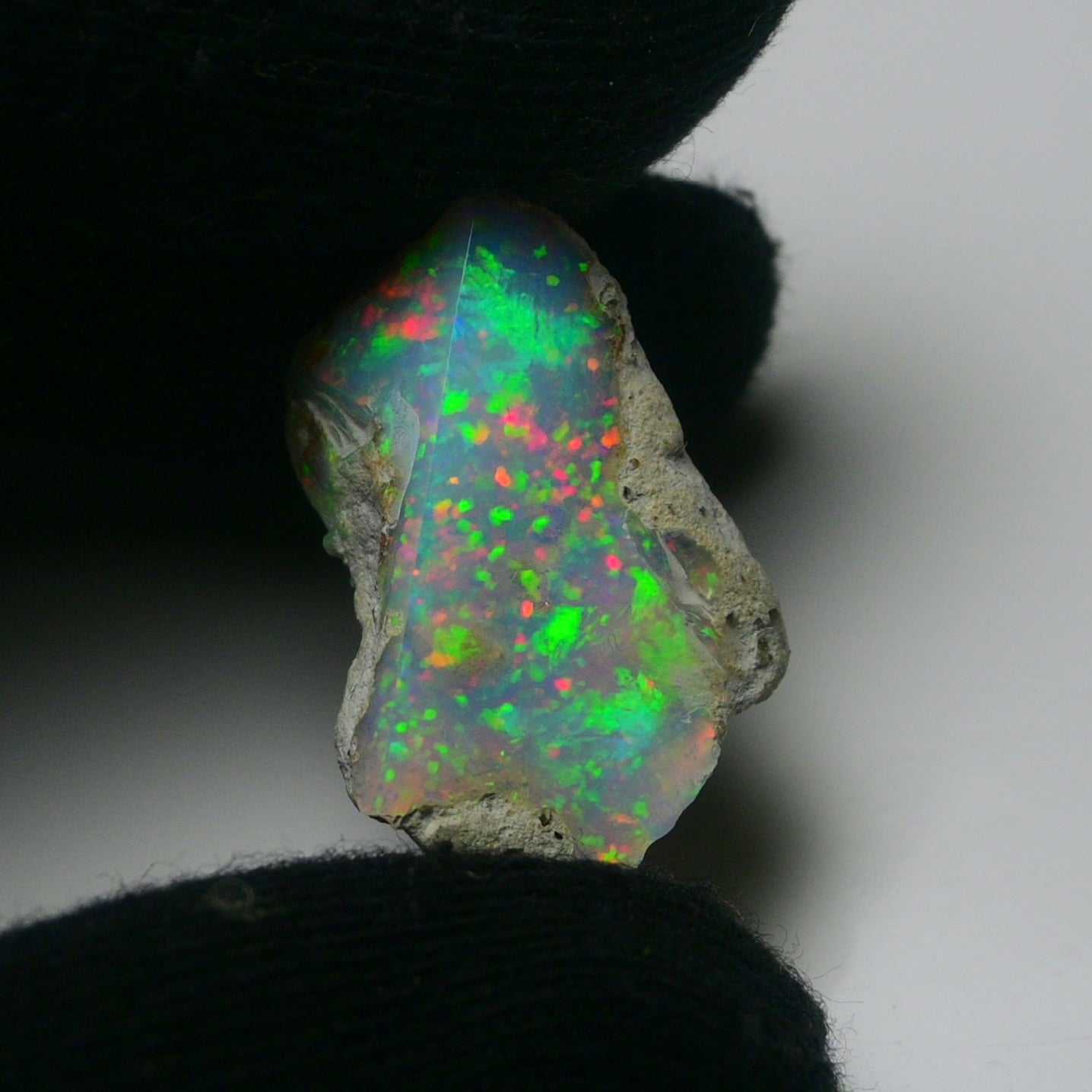 White Opal 18.45 Carats | Natural White Ethiopian Opal Rough - Ready for Cutting & Jewelry!