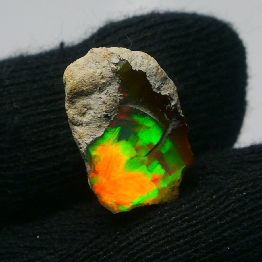 White Opal 6.05 Carats | Natural White Ethiopian Opal Rough - Ready for Cutting & Jewelry!
