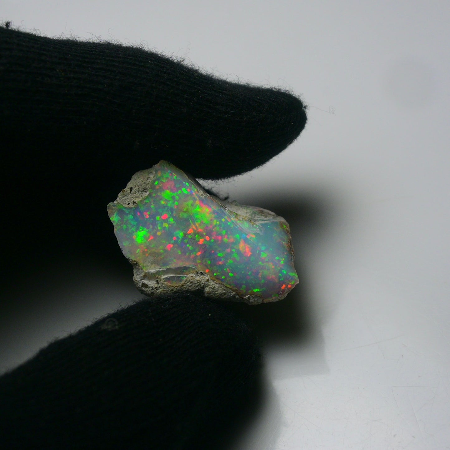 White Opal 18.45 Carats | Natural White Ethiopian Opal Rough - Ready for Cutting & Jewelry!