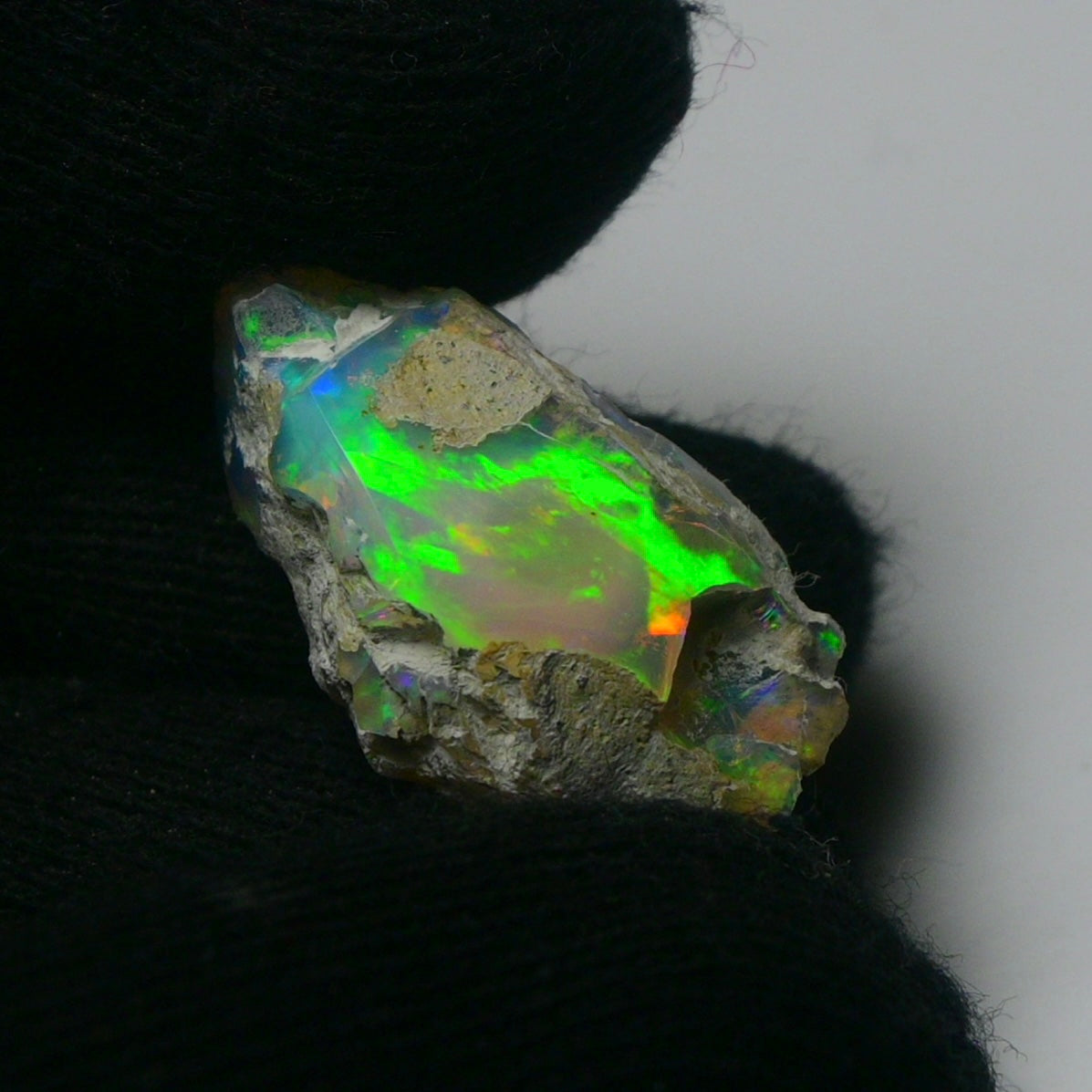 White Opal 14.60 Carats | Natural White Ethiopian Opal Rough - Ready for Cutting & Jewelry!