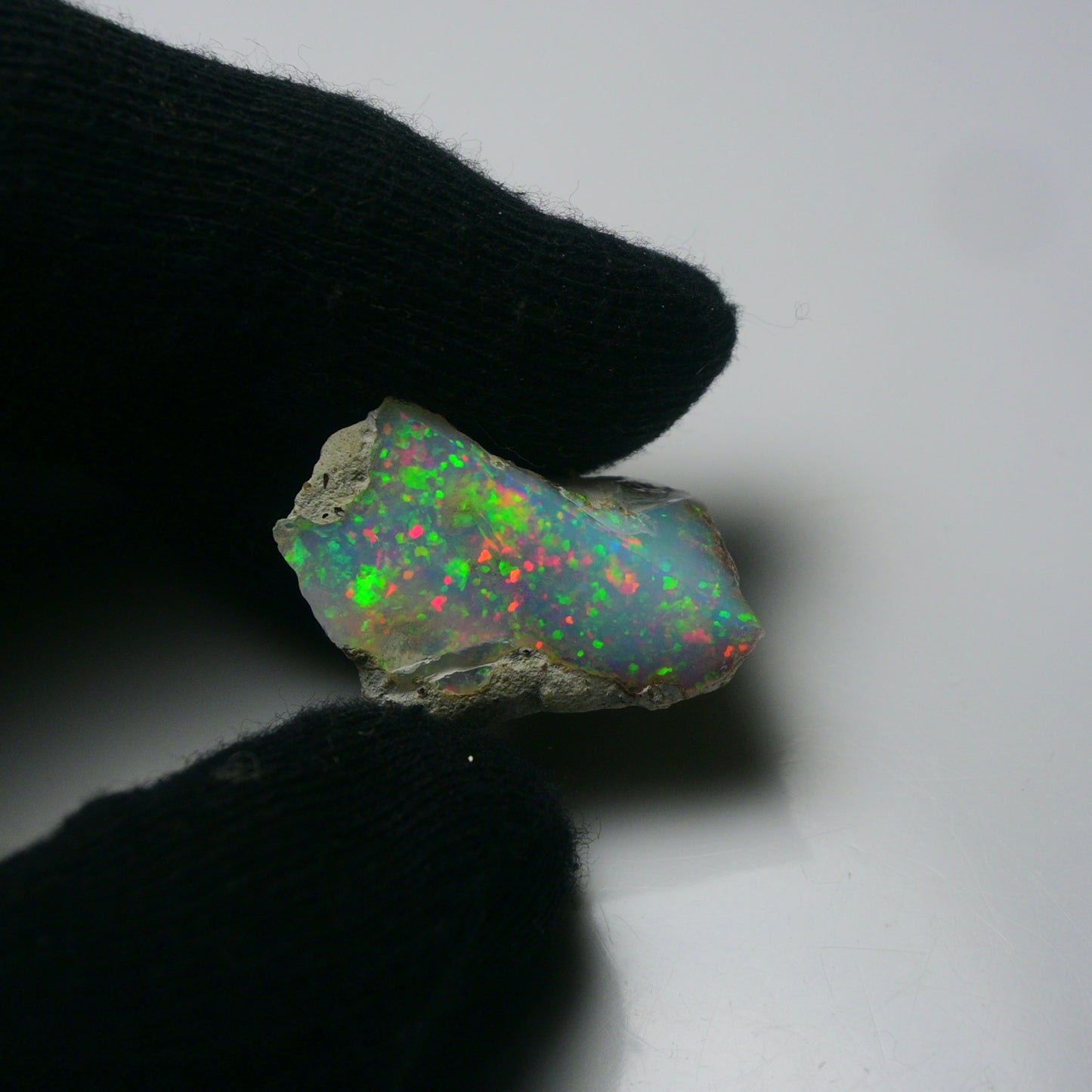 White Opal 18.45 Carats | Natural White Ethiopian Opal Rough - Ready for Cutting & Jewelry!