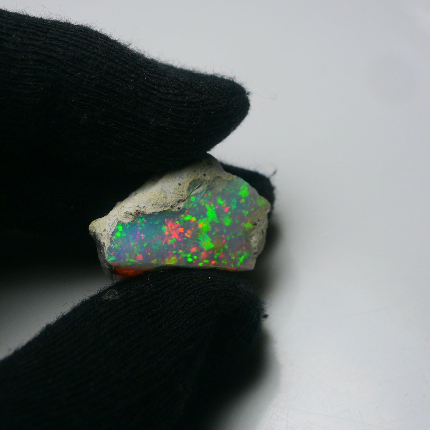 White Opal 18.45 Carats | Natural White Ethiopian Opal Rough - Ready for Cutting & Jewelry!
