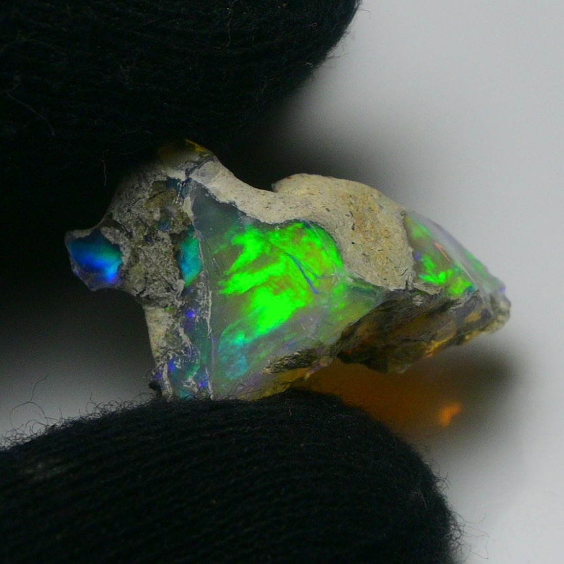 White Opal 14.60 Carats | Natural White Ethiopian Opal Rough - Ready for Cutting & Jewelry!