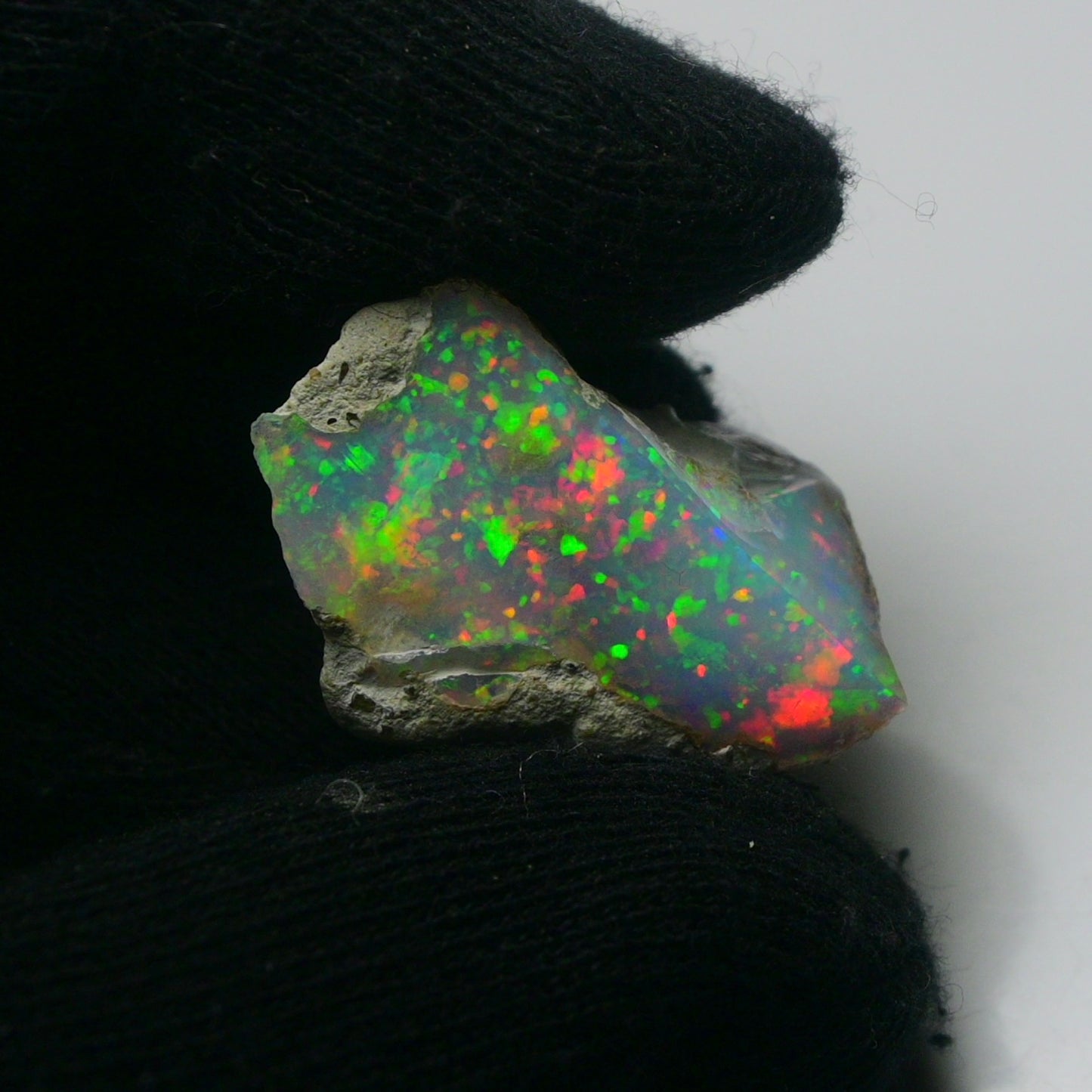 White Opal 18.45 Carats | Natural White Ethiopian Opal Rough - Ready for Cutting & Jewelry!