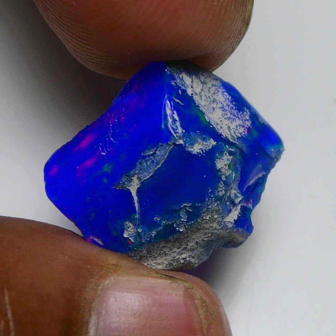 Rare Blue Opal 11.95 Carats | Natural Blue Ethiopian Opal Rough - Ready for Cutting & Jewelry!