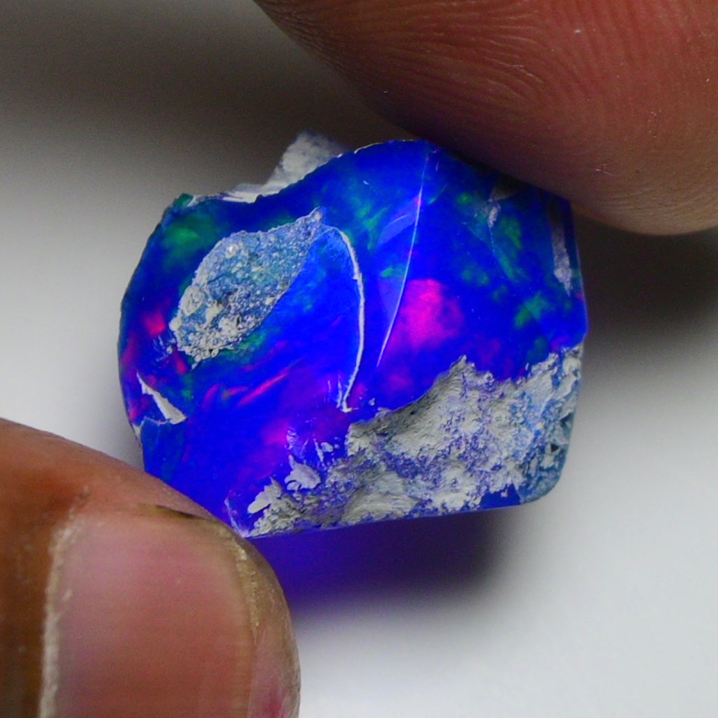 Rare Blue Opal 11.95 Carats | Natural Blue Ethiopian Opal Rough - Ready for Cutting & Jewelry!