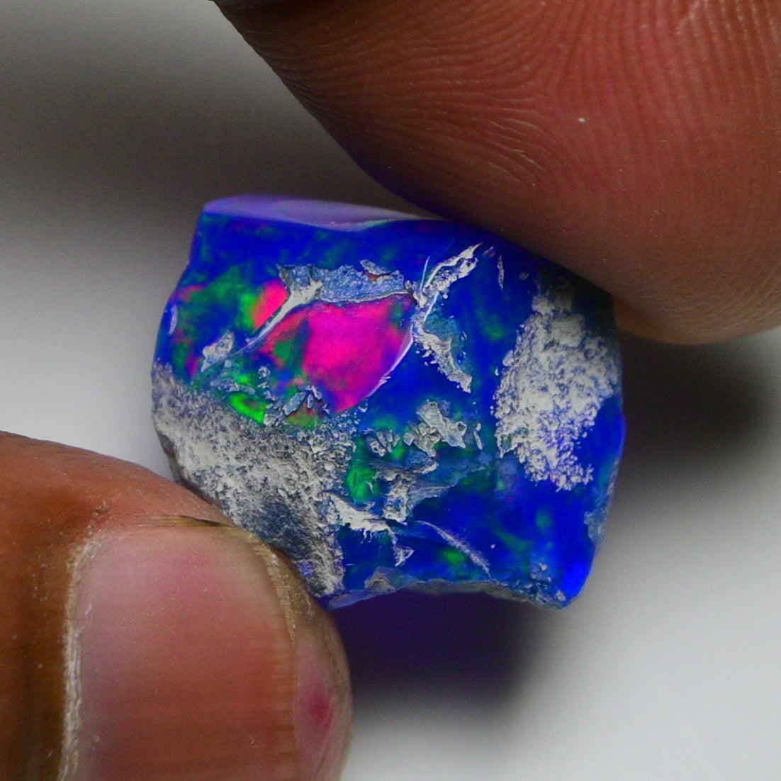 Rare Blue Opal 11.95 Carats | Natural Blue Ethiopian Opal Rough - Ready for Cutting & Jewelry!