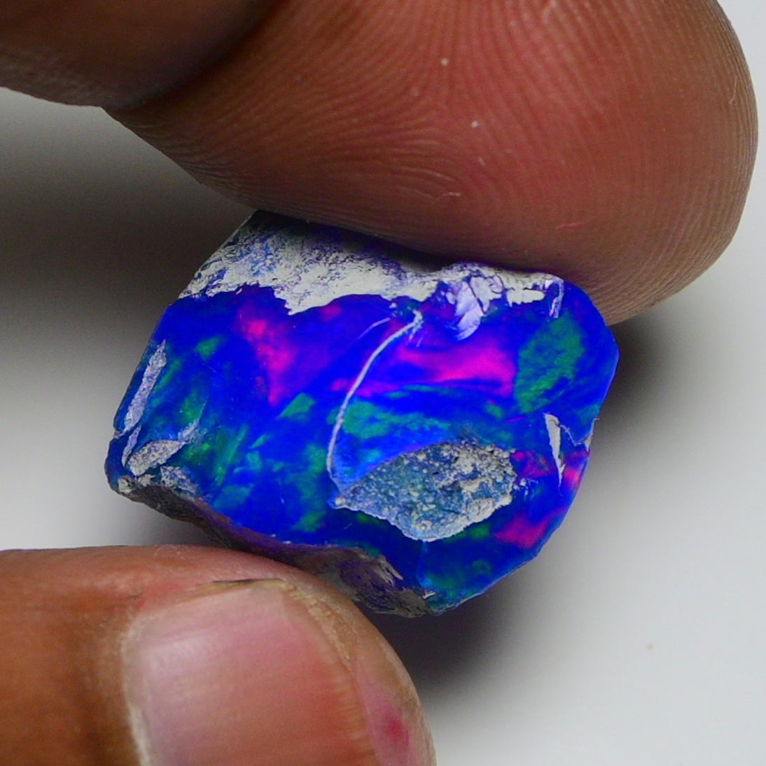 Rare Blue Opal 11.95 Carats | Natural Blue Ethiopian Opal Rough - Ready for Cutting & Jewelry!