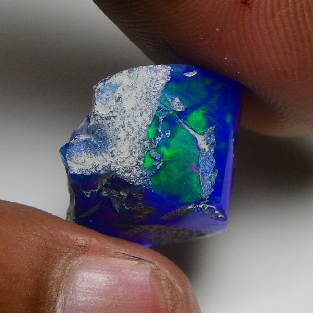 Rare Blue Opal 11.95 Carats | Natural Blue Ethiopian Opal Rough - Ready for Cutting & Jewelry!