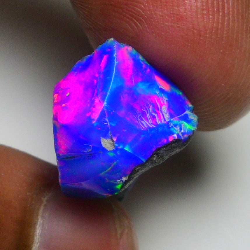 Rare Blue Opal 13.85 Carats | Natural Blue Ethiopian Opal Rough - Ready for Cutting & Jewelry!