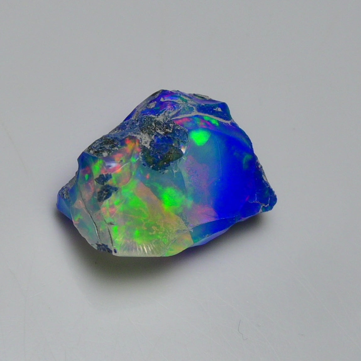 Rare Blue Opal 13.55 Carats | Natural Blue Ethiopian Opal Rough - Ready for Cutting & Jewelry!
