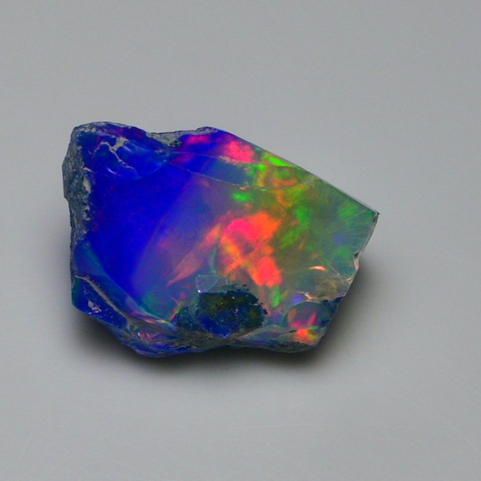 Rare Blue Opal 13.55 Carats | Natural Blue Ethiopian Opal Rough - Ready for Cutting & Jewelry!