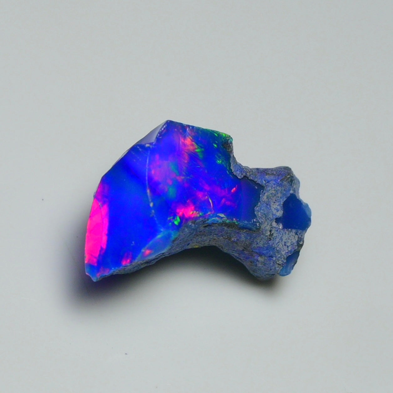 Rare Blue Opal 13.85 Carats | Natural Blue Ethiopian Opal Rough - Ready for Cutting & Jewelry!