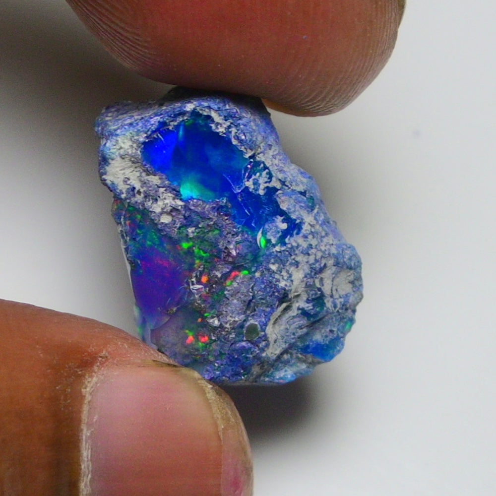 Rare Blue Opal 12.05 Carats | Natural Blue Ethiopian Opal Rough - Ready for Cutting & Jewelry!