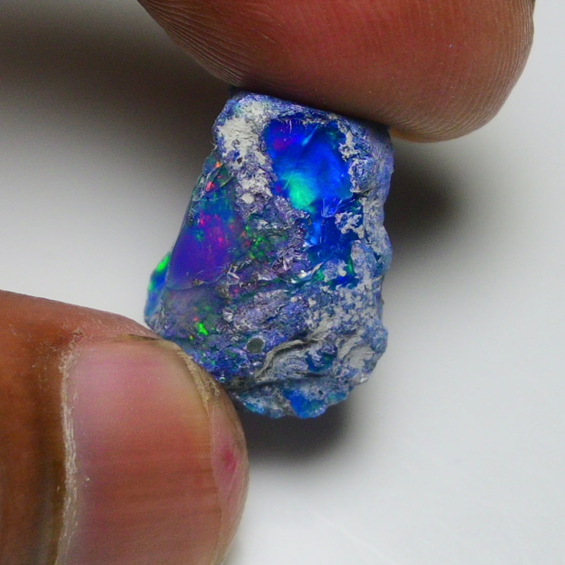 Rare Blue Opal 12.05 Carats | Natural Blue Ethiopian Opal Rough - Ready for Cutting & Jewelry!