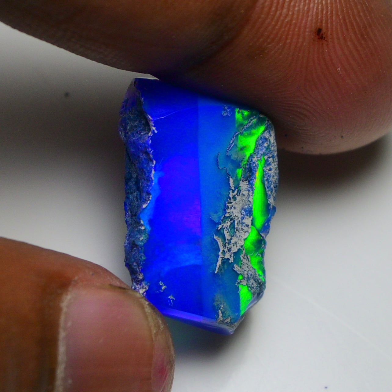 Rare Blue Opal 13.75 Carats | Natural Blue Ethiopian Opal Rough - Ready for Cutting & Jewelry!