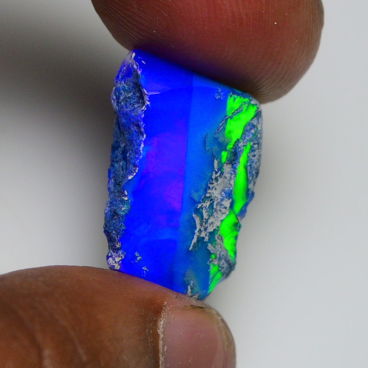 Rare Blue Opal 13.75 Carats | Natural Blue Ethiopian Opal Rough - Ready for Cutting & Jewelry!