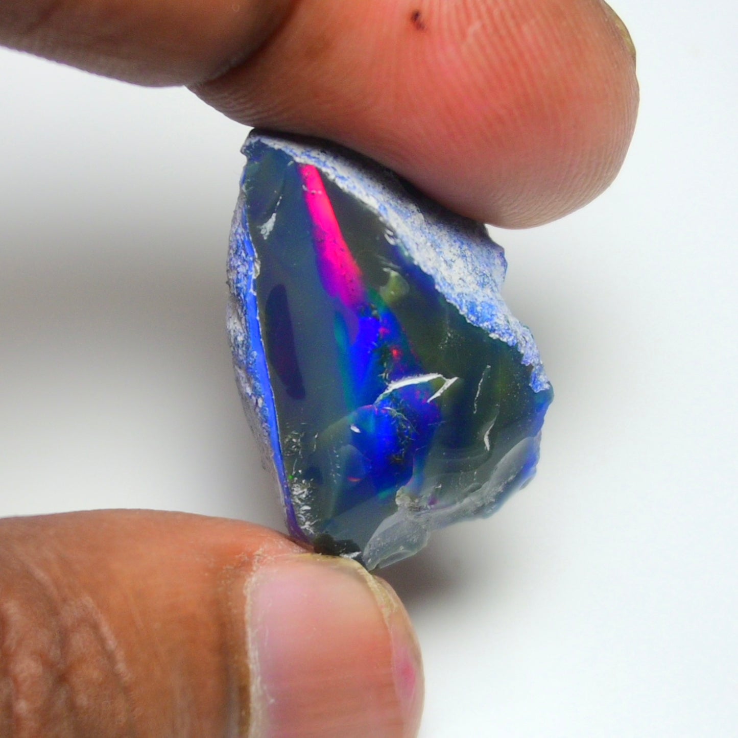 Rare Blue Opal Blue 15.50 Carats | Natural Blue Ethiopian Opal Rough - Ready for Cutting & Jewelry!