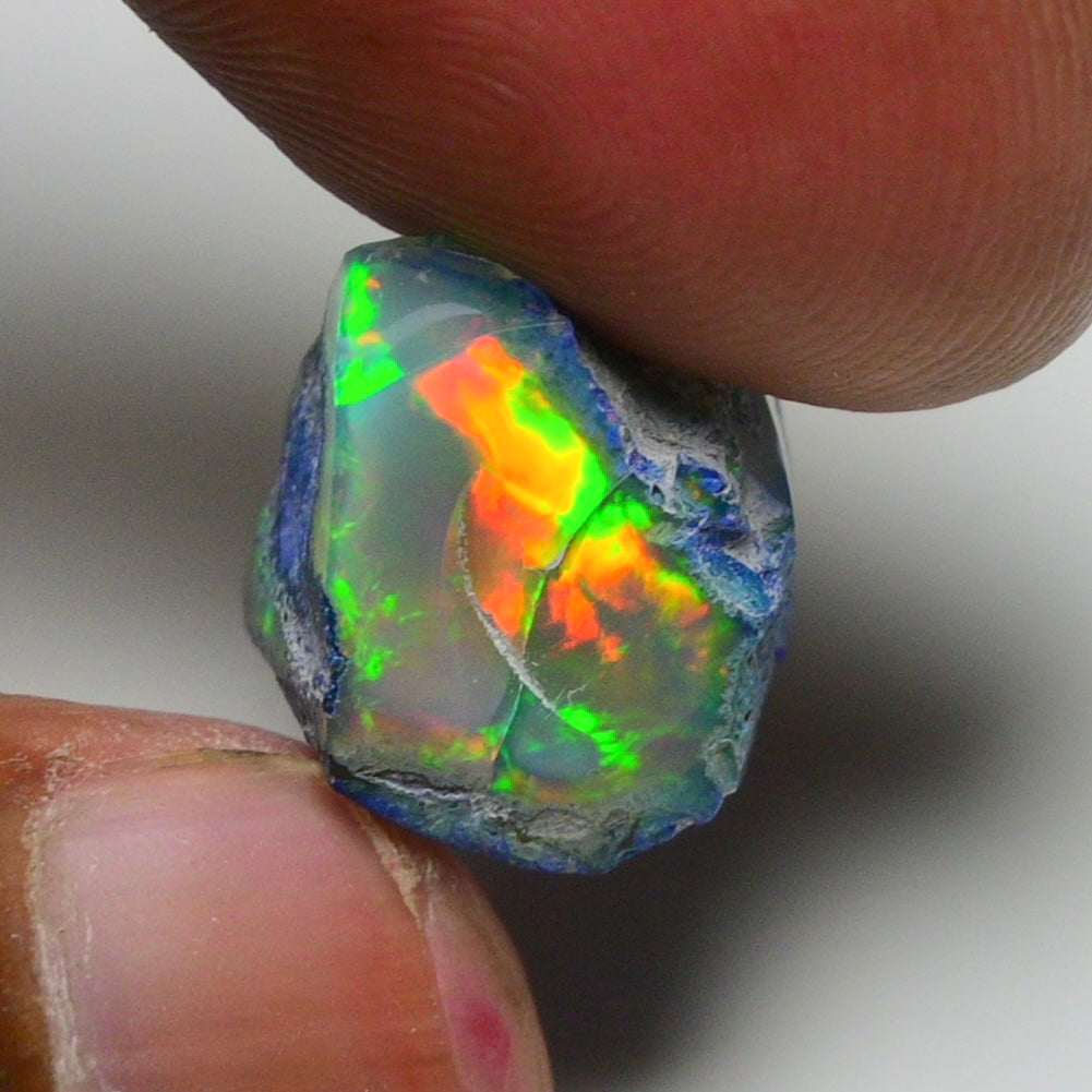 Rare Green Opal 11.50 Carats | Natural Green Ethiopian Opal Rough - Ready for Cutting & Jewelry!