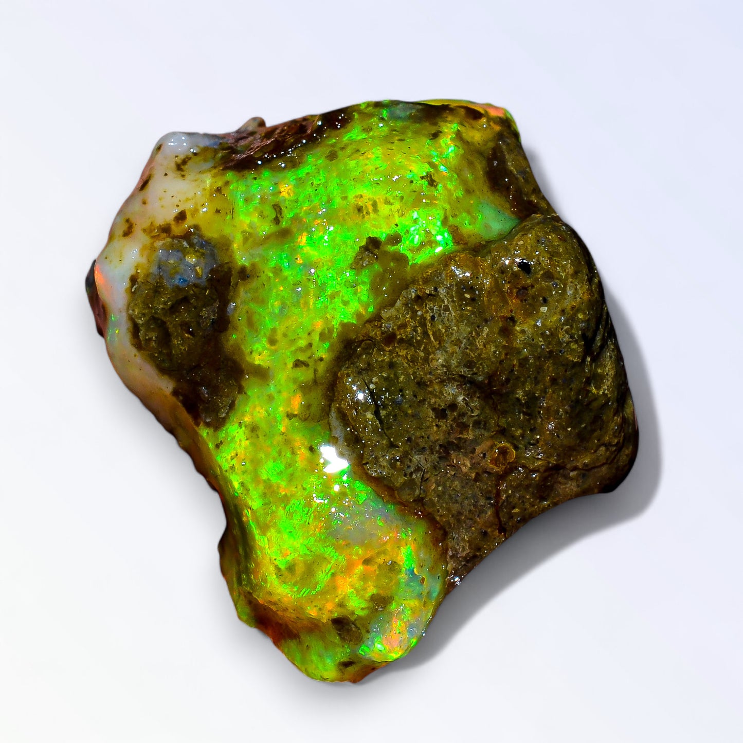 Classic Large Opal Rough 34.50 Carat Natural Ethiopian Opal Raw 24x20 MM