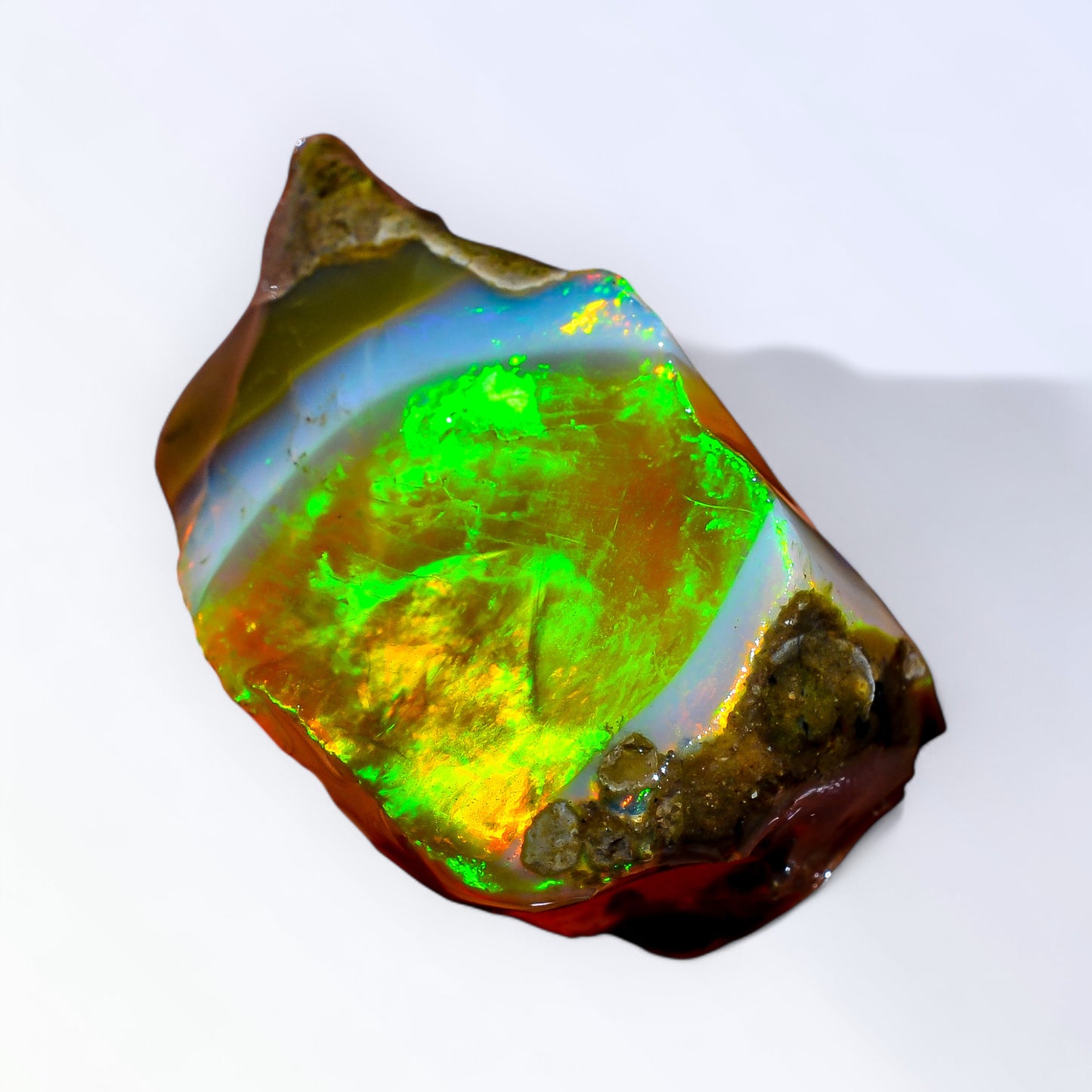 Classic Large Opal Rough 36.00 Carat Natural Ethiopian Opal Raw 26x20 MM
