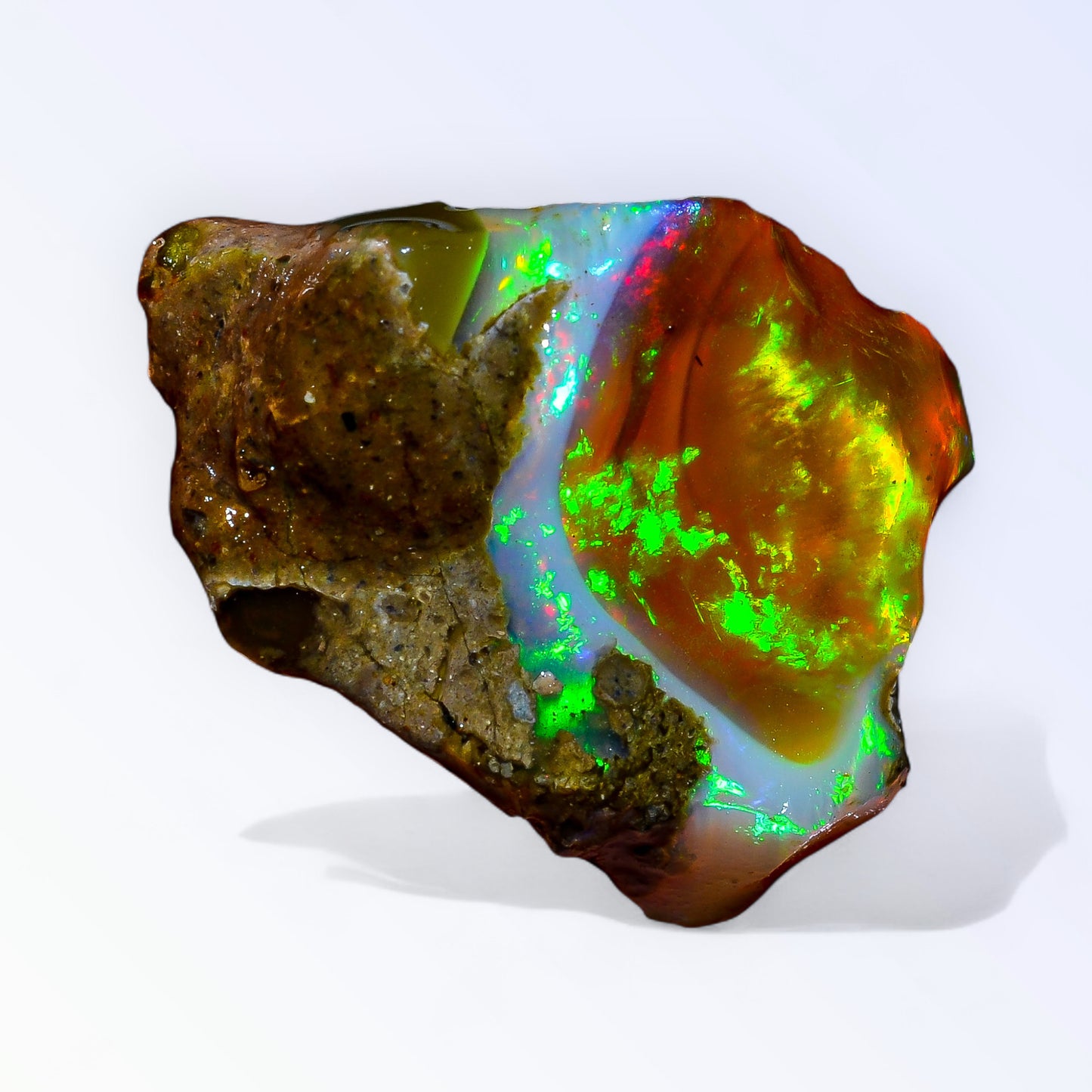 Classic Large Opal Rough 36.00 Carat Natural Ethiopian Opal Raw 26x20 MM