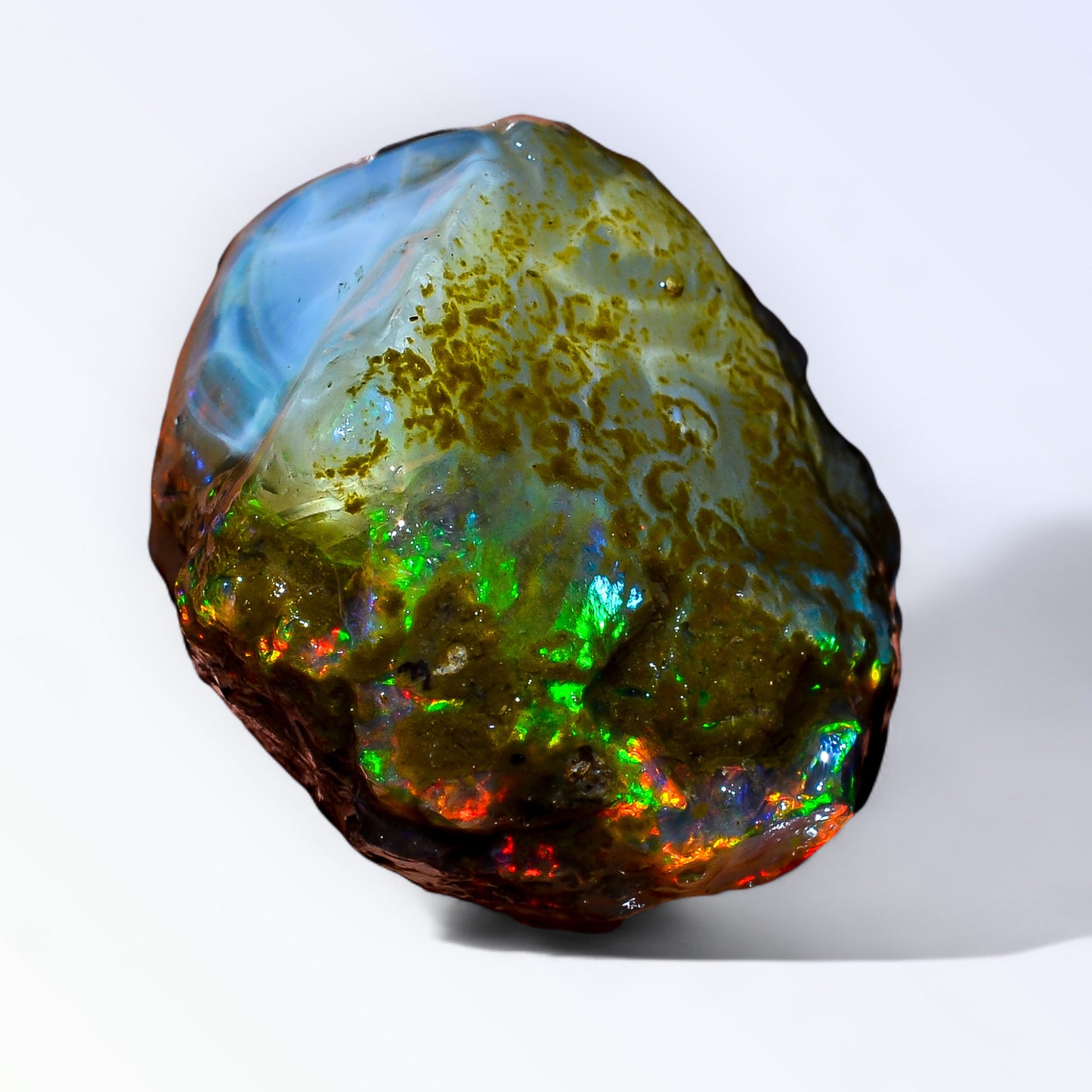Classic Large Opal Rough 52.50 Carat Natural Ethiopian Opal Raw 24x23 MM