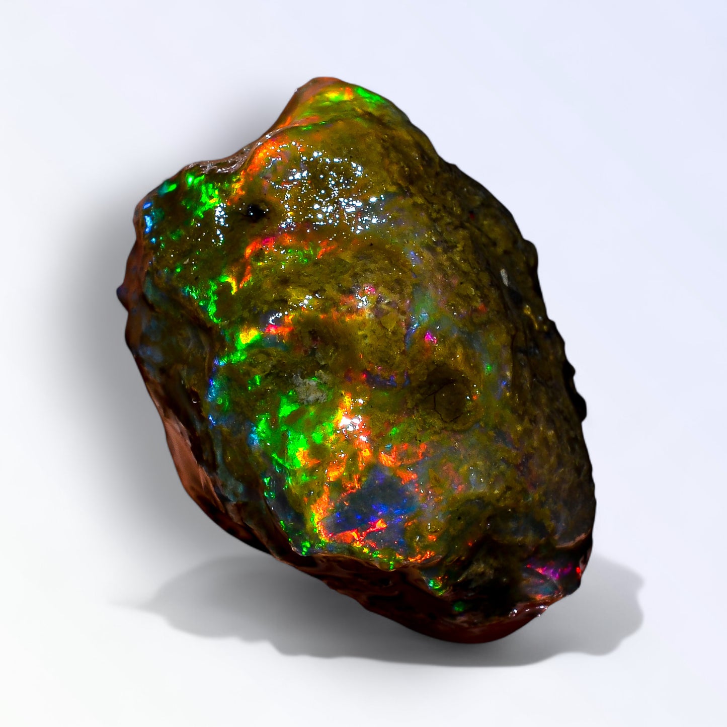 Classic Large Opal Rough 52.50 Carat Natural Ethiopian Opal Raw 24x23 MM