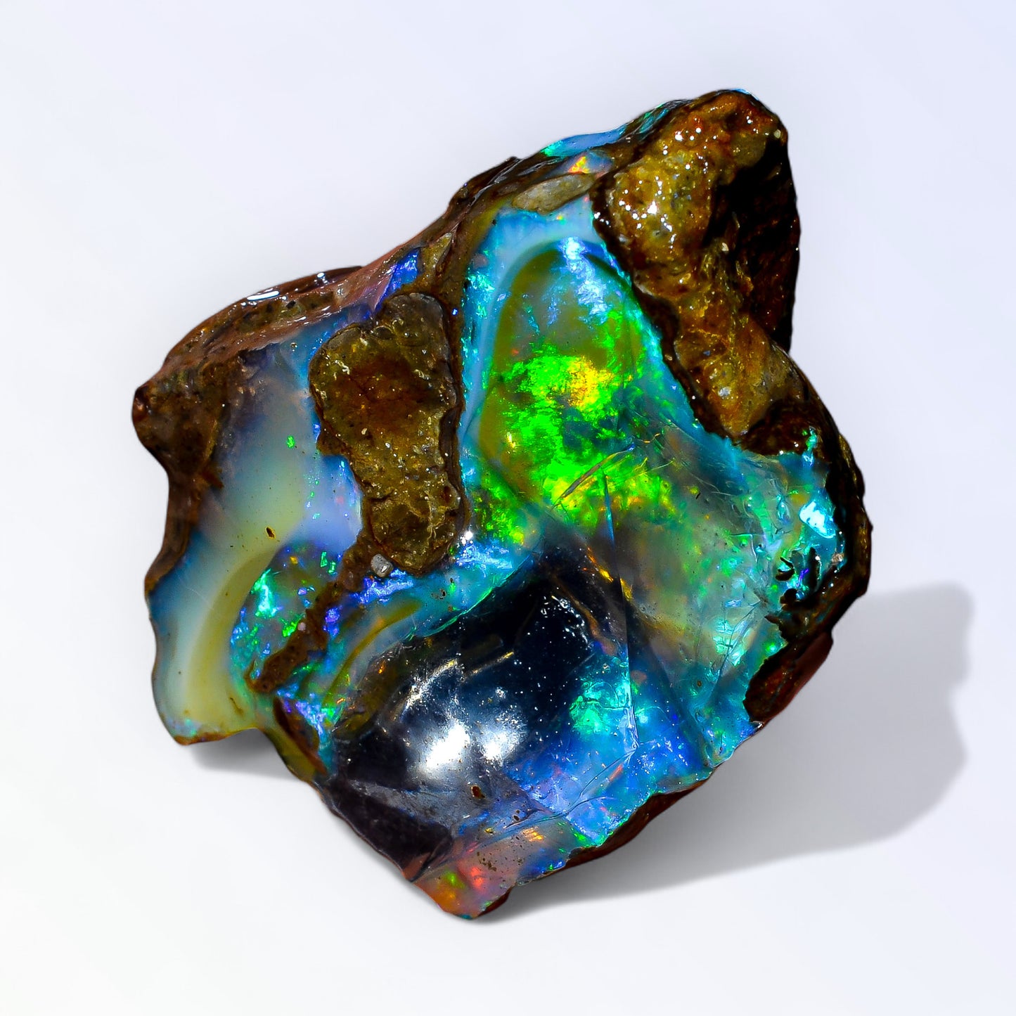 Classic Large Opal Rough 55.50 Carat Natural Ethiopian Opal Raw 38x27 MM