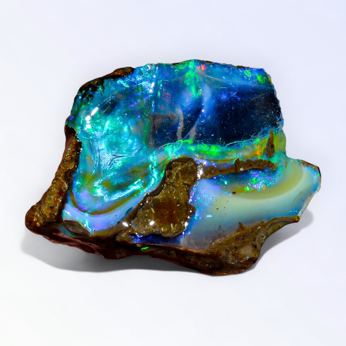 Classic Large Opal Rough 55.50 Carat Natural Ethiopian Opal Raw 38x27 MM