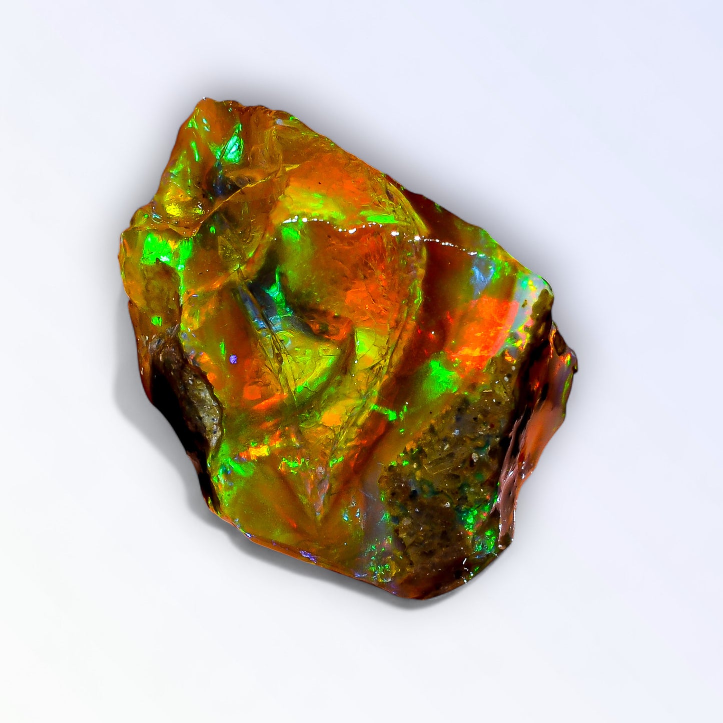 Classic Large Opal Rough 25.50 Carat Natural Ethiopian Opal Raw 22x18 MM