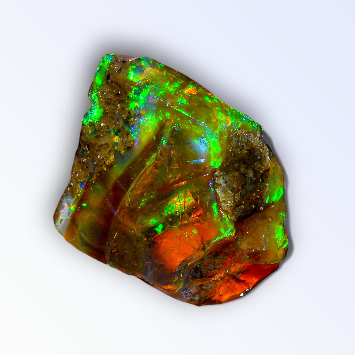 Classic Large Opal Rough 25.50 Carat Natural Ethiopian Opal Raw 22x18 MM