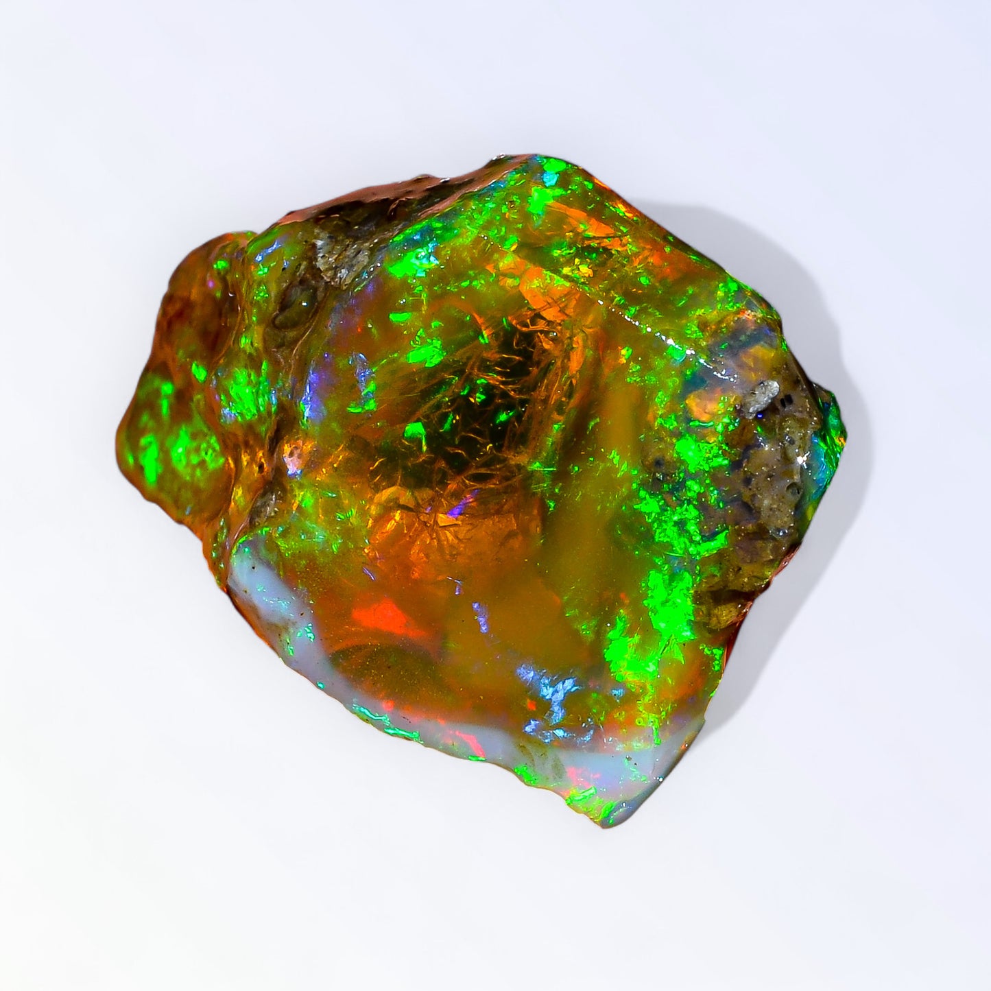 Classic Large Opal Rough 25.50 Carat Natural Ethiopian Opal Raw 22x18 MM