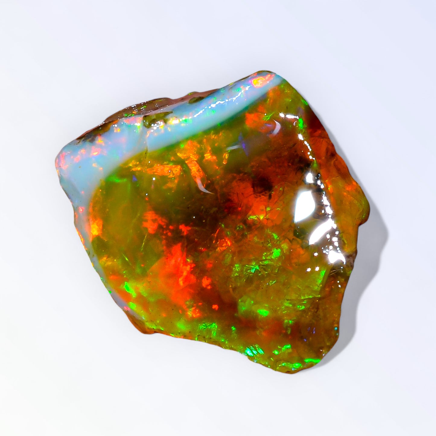 Classic Large Opal Rough 25.50 Carat Natural Ethiopian Opal Raw 22x18 MM
