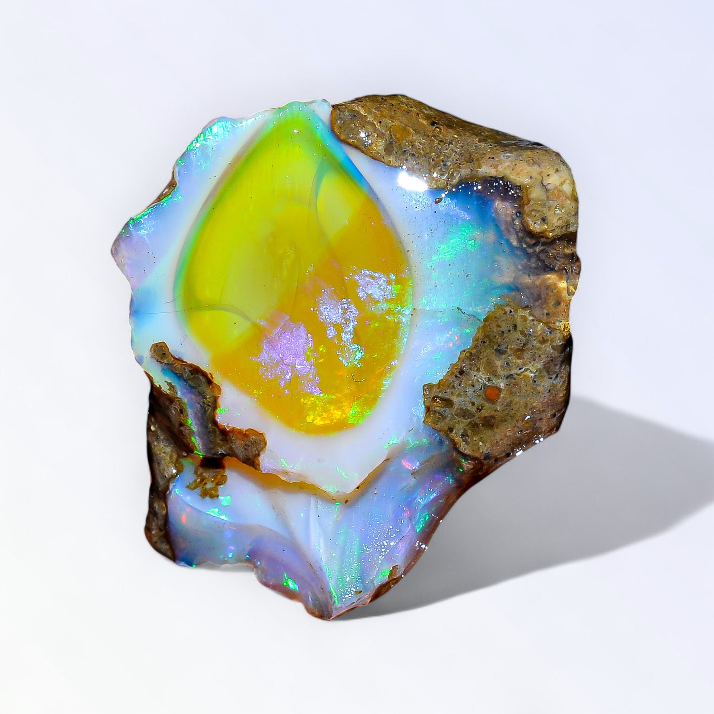 Fabulous Large Opal Rough 27.50 Carat Natural Ethiopian Opal Raw 25x22 MM