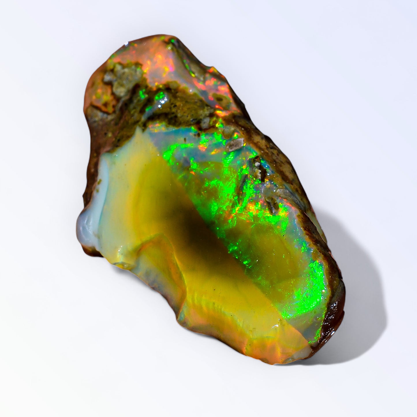 Marvellous Large Opal Rough 48.00 Carat Natural Ethiopian Opal Raw 36x20 MM