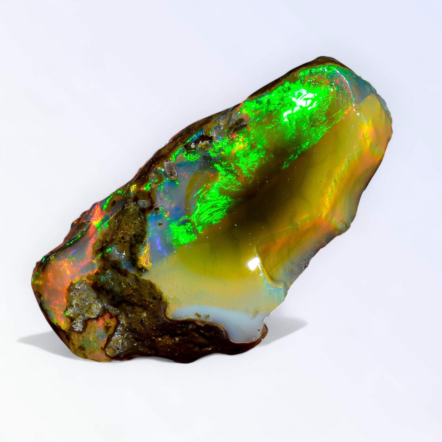 Marvellous Large Opal Rough 48.00 Carat Natural Ethiopian Opal Raw 36x20 MM