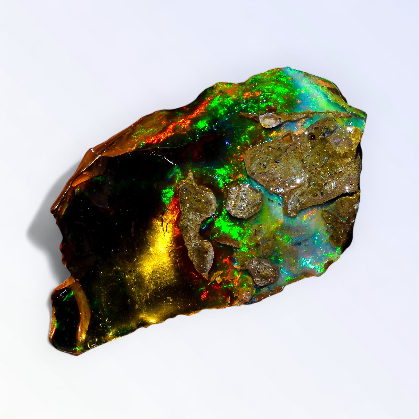Stunning Opal Rough 31.50 Carat Natural Ethiopian Opal Raw 38x21 MM