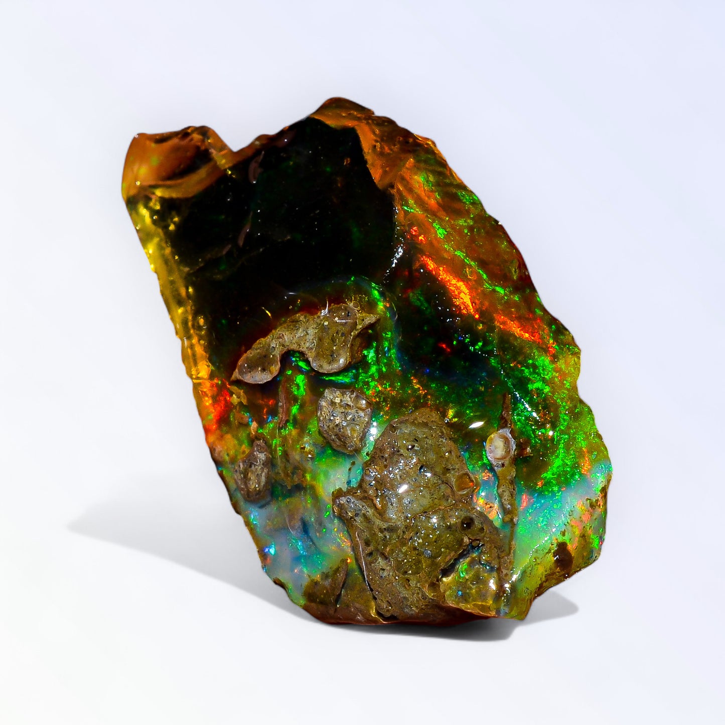 Stunning Opal Rough 31.50 Carat Natural Ethiopian Opal Raw 38x21 MM