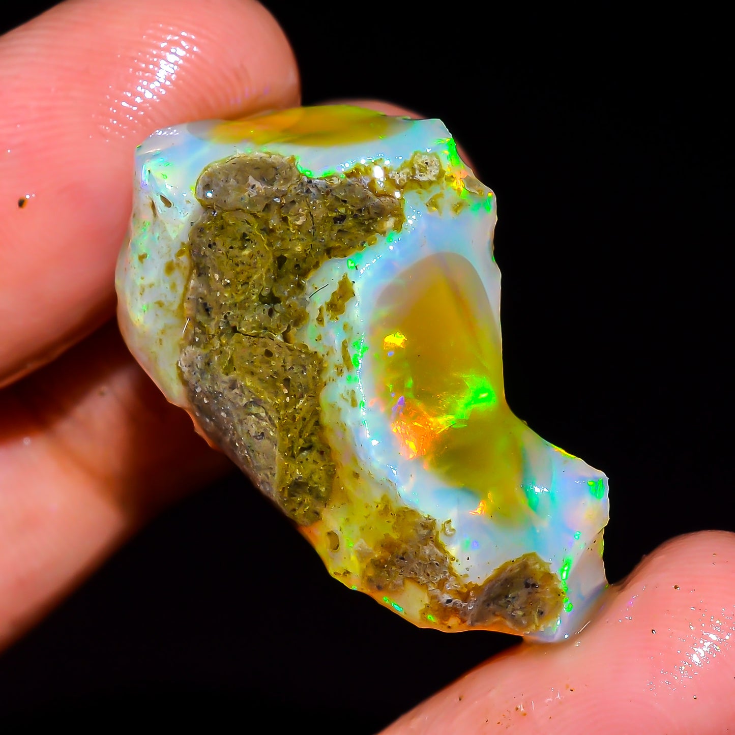Opal Rough Specimen 22.00 Carat (4.4g) | 100% Natural Ethiopian Opal Raw
