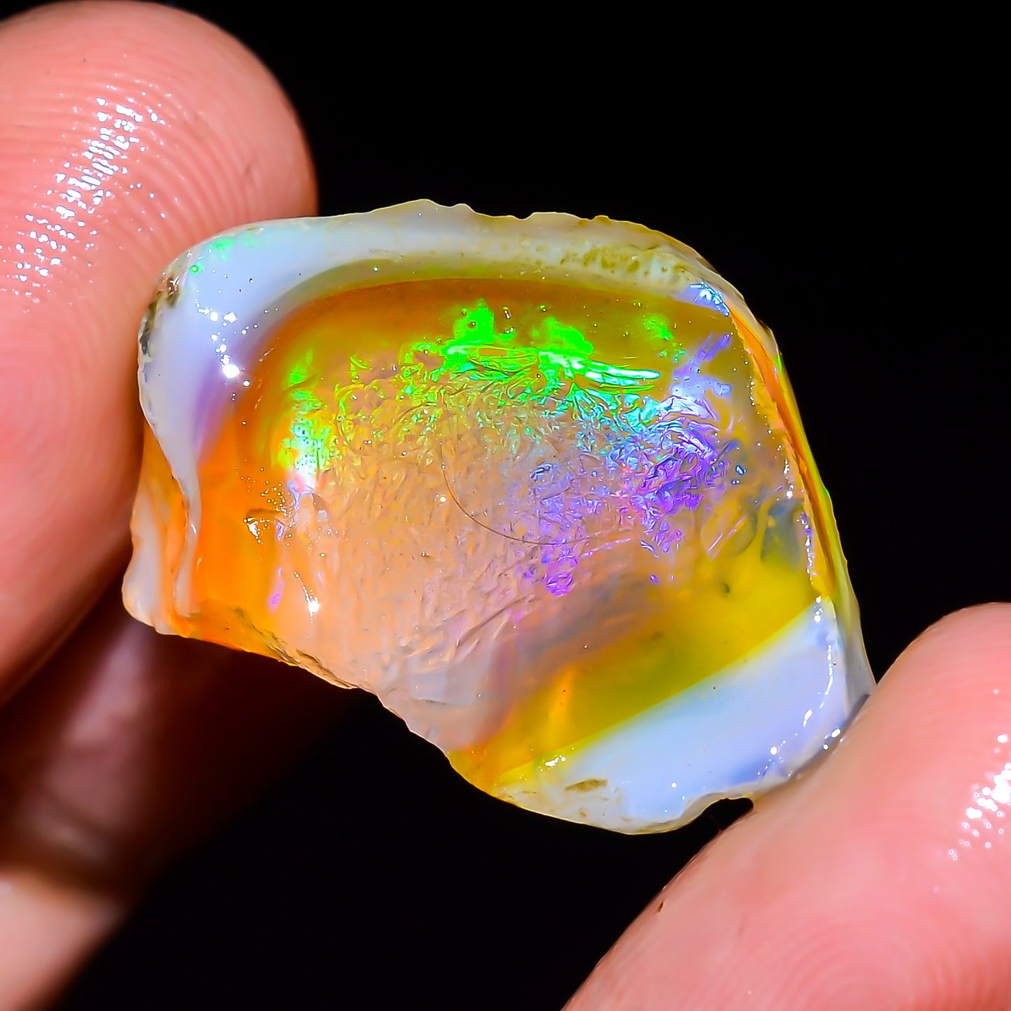 Opal Rough Specimen 17.00 Carat (3.4g) | 100% Natural Ethiopian Opal Raw