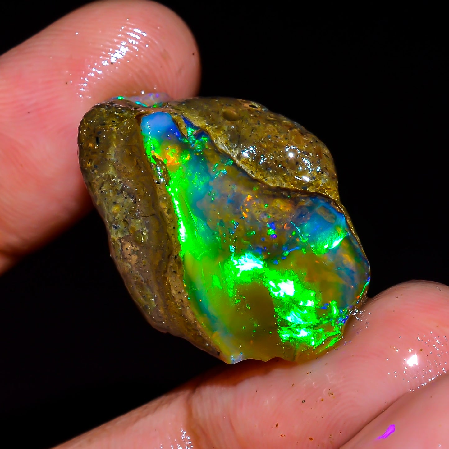 Opal Rough Specimen 18.5 Carat (3.7g) | 100% Natural Ethiopian Opal Raw