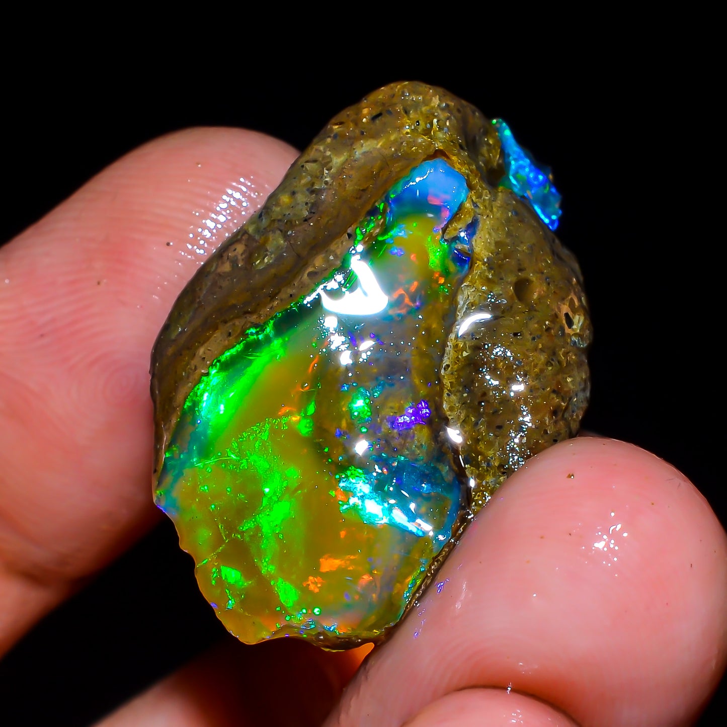 Opal Rough Specimen 18.5 Carat (3.7g) | 100% Natural Ethiopian Opal Raw