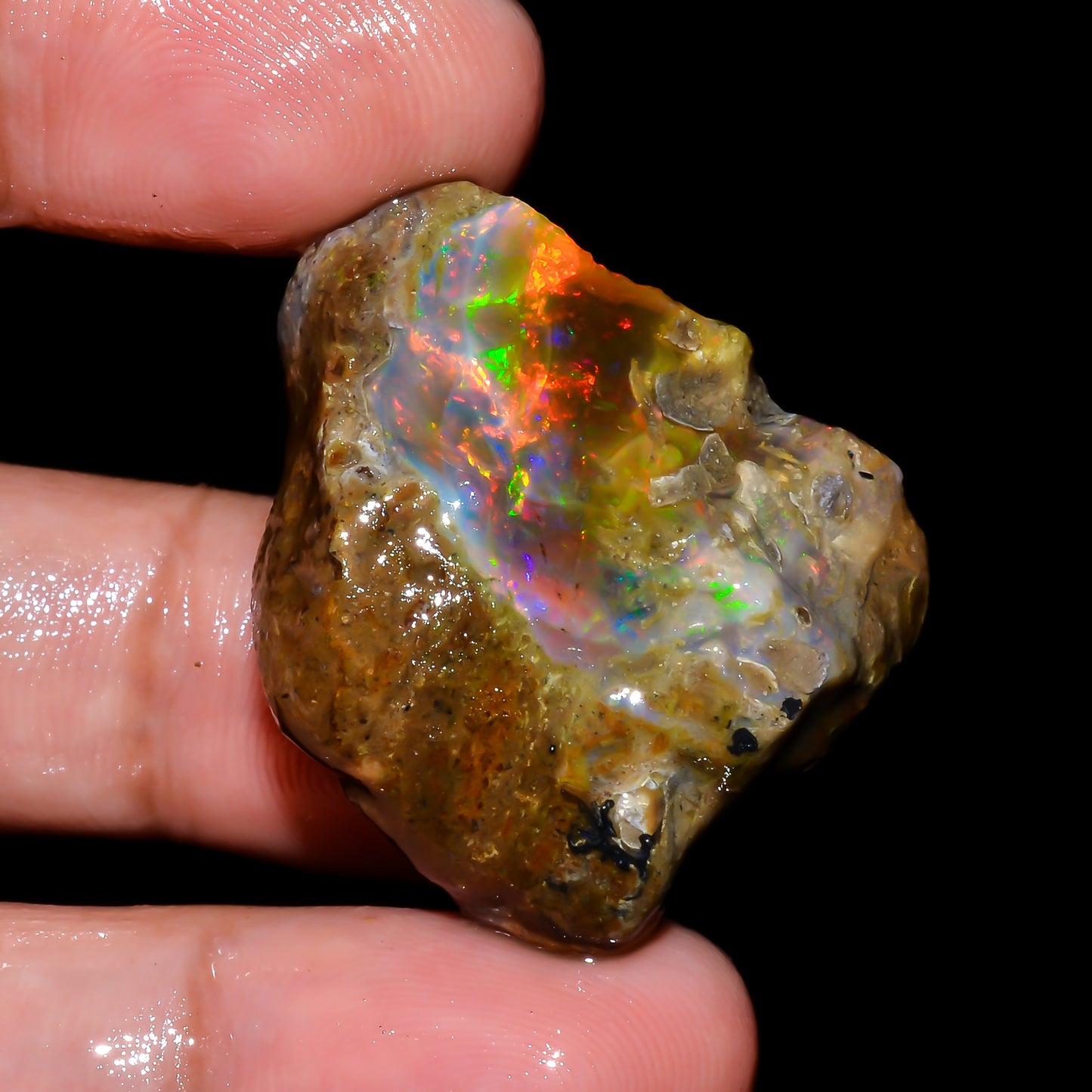 Opal Rough Specimen 37.5 Carat (7.5g) | 100% Natural Ethiopian Opal Raw